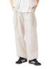 [BEAMS BOY] Work Pants, Check Stripe, Hem Cord Pants, Women's, YELLOW 2