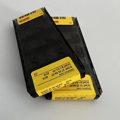 Original / DCMT070204-PF 4215  / CNC Lathe Carbide Blade 10 PCS