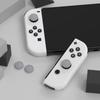 eXtremeRate PlayVital Cute Switch Thumb Grip Joystick Caps for Switch and Silicone Analog Covers for Regular Gray Caps, Switch, Lite, OLED, Joy-Con