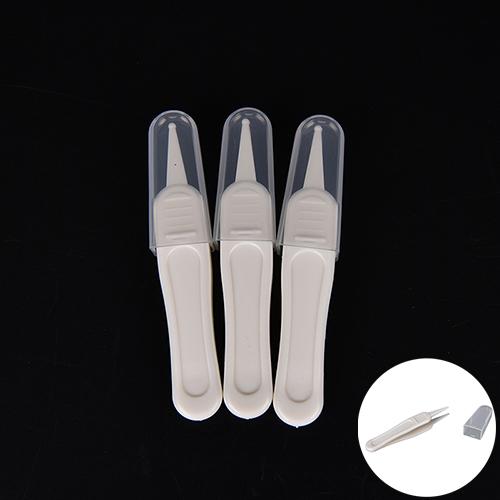 Baby'S Cleaning Tweezer Ear Nose Navel Cleaner Remover Plastic Forceps Body Care,