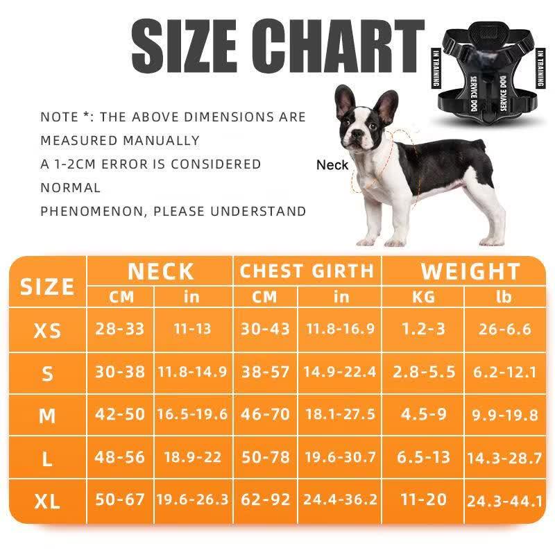 TLXT Large Dog Tactical Reflective Harness Vest