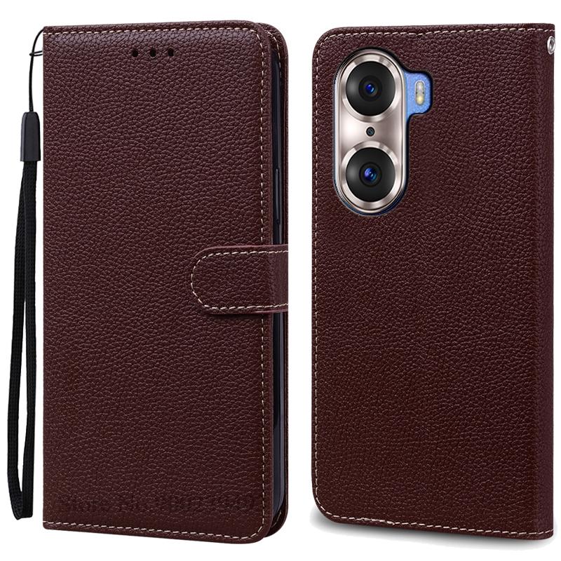 For Honor 60 Pro Case Honor 60 Case Silicone Soft Leather Flip Case For Honor 60 Pro Wallet Cover Phone Fundas Coque