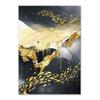 Zlatý černý mramor Umění na plátně Luxusní malířská dekorace Domov Nástěnný obraz do obývacího pokoje Nástěnné plátno Umělecké obrazy Dekor