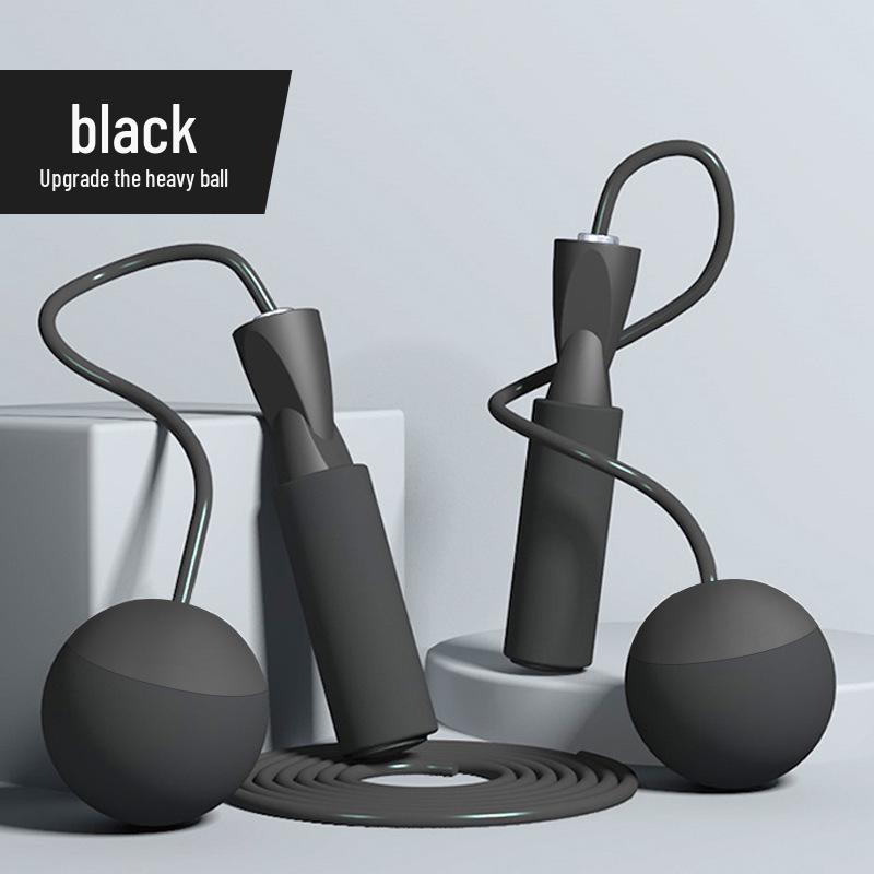Weighted Cordless Jump Rope with Double Bearings for Indoor Training