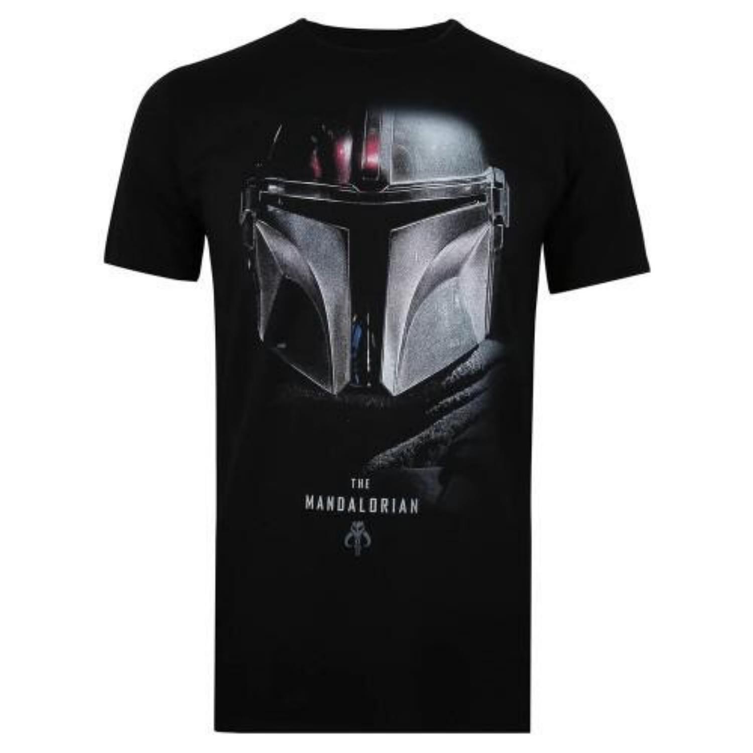 

Star Wars_ The Mandalorian Mens Shadow T-Shirt S разноцветный