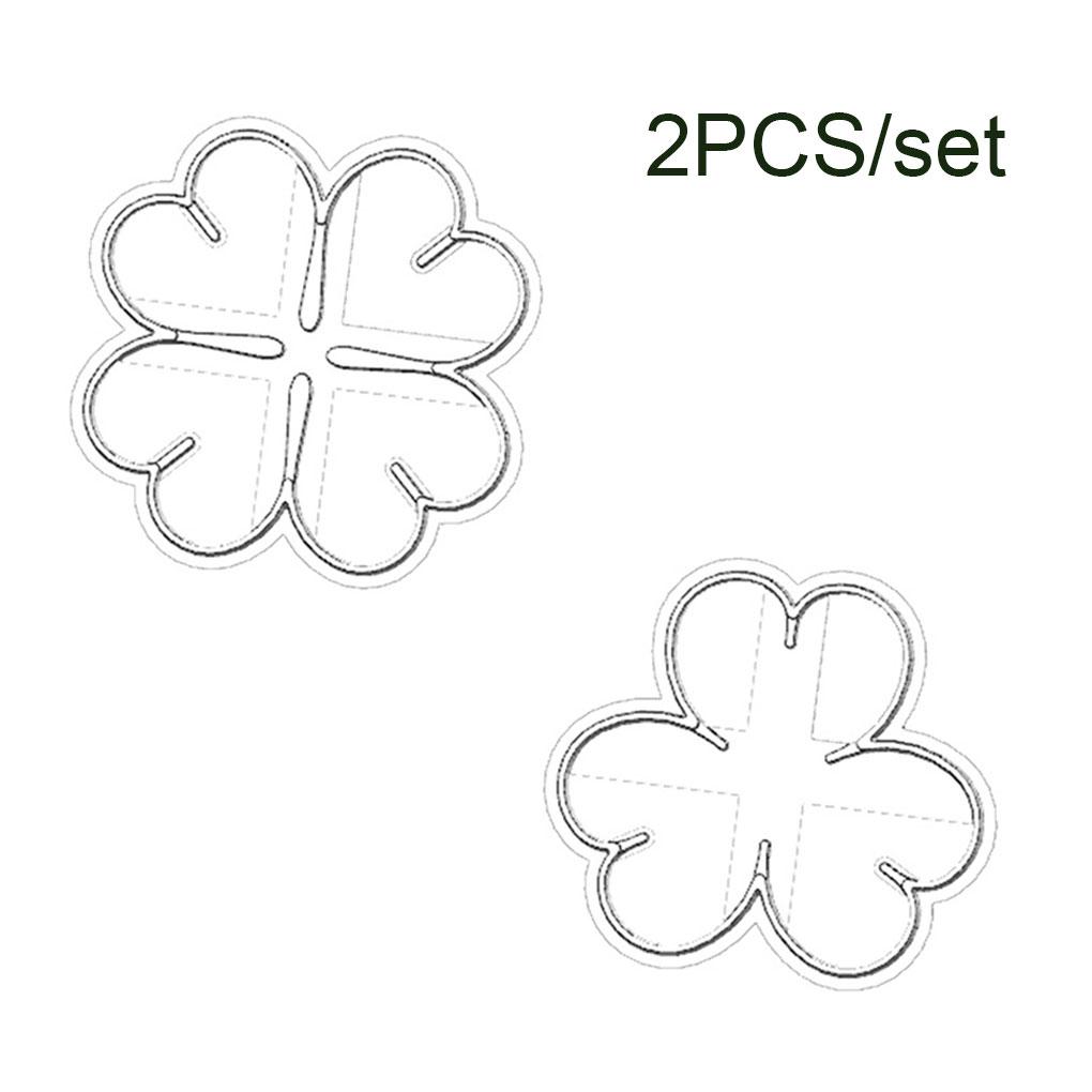 2Pcs Cookie Mold Stamp Biscuit Fondant Cake Bread Mould Sugar Chocolate Molds Party Festival Household Baking Cupcake Tools