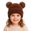 Solid Color Baby Knit Hat Pullover Style Newborn Turban Cap Infant Bonnet  Hospital Wear