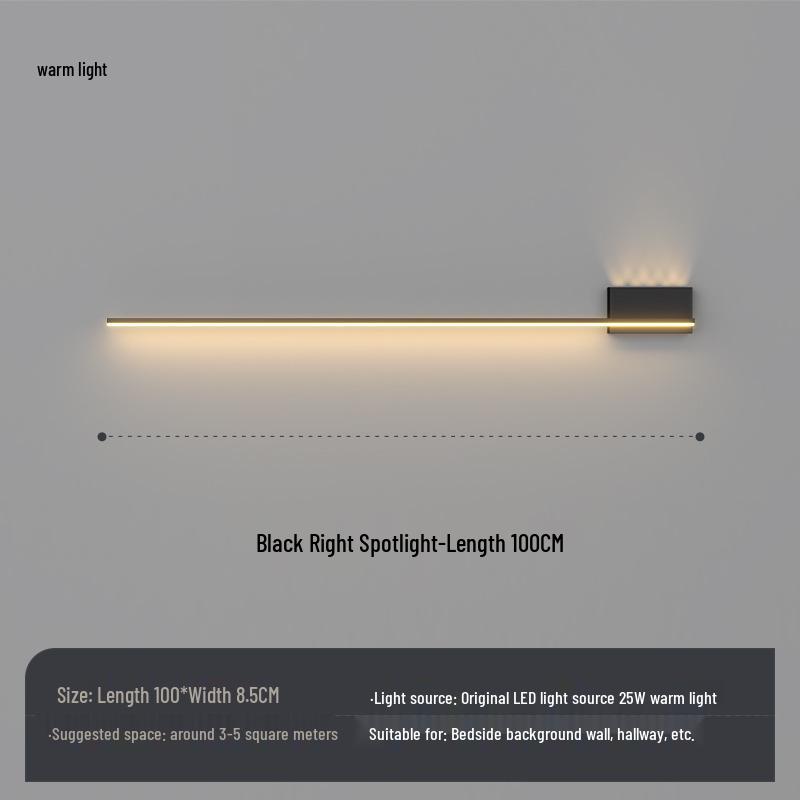 2025 Minimalist Strip Wall Light for Living Room & Bedroom