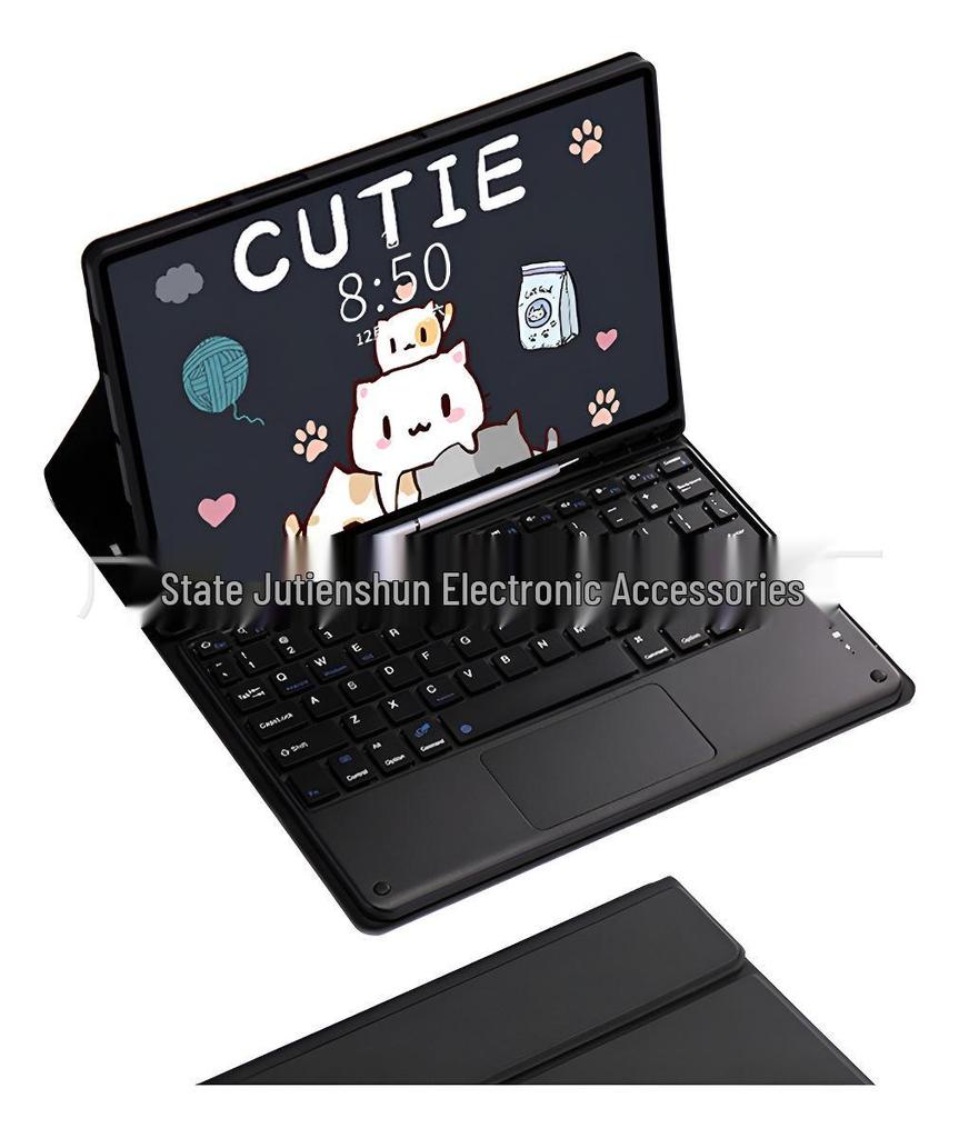 iPad 11 Touch Bluetooth Keyboard Case A16: Magnetic Detachable Shell for 10.9-Inch Tablet