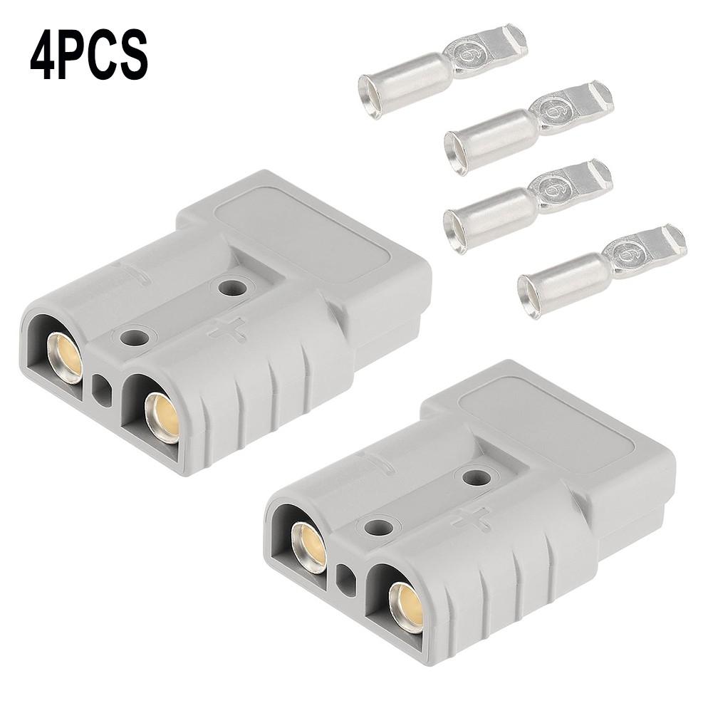 

4pcs Plugs 600V Abrasion Resistance Battery Jumpers червоний