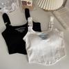 Women's Camisole with Chest Pad - Embroidered Slimming Tank Top
