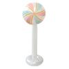 Inflatable Candy Cane Christmas Lollipop Decor 47.2 Inch PVC Outdoor Indoor Party Decoration Festive Photo Prop for Yard Home Store