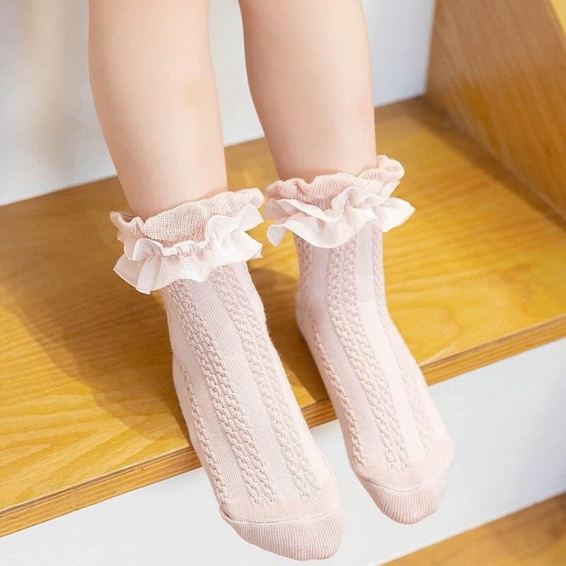 Baby Girl Socks Kids Cotton Lace Princess Socks Spring  Summer Autumn Infant Socks