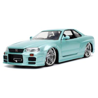 Jada Toys Nissan Skyline R34 124 F&F Brian's G-TR S.BL