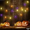 Halloween String Lights Pumpkin Bat Ghost Halloween String Lights Indoor Home Courtyard Halloween Decorative Lights