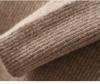 Wool Knitted Retro Bodycon Dress Skirt with Long Sleeves