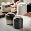 Mountain Sea Painting Ceramic Tea Pot Home Small Tea Storage Tank Storage Tank Living Room Decoration Storage Box with Cover