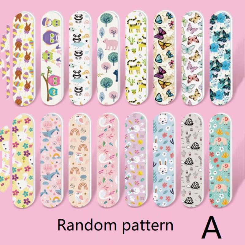 

20 Pcs Double Sided Disposable Cute Nail File Set For Home Salon Use, Bulk Emery Mini Files, Fashion Nail Tools A