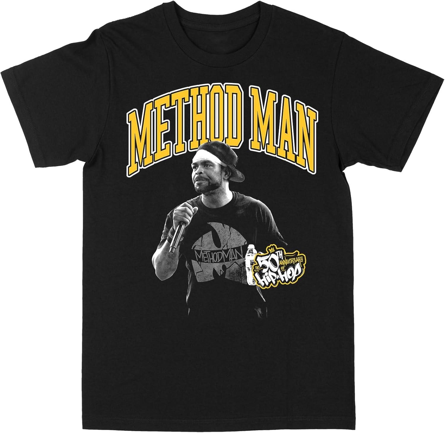 Колледжная черная футболка Philcos Method Man S чёрный