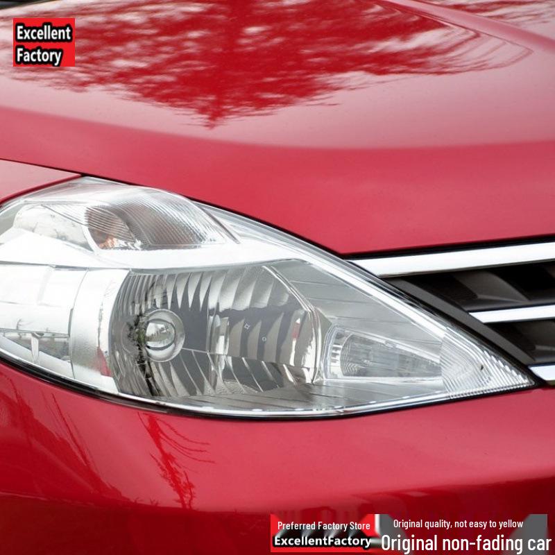 Compatible Headlight Cover for 08-10 Tiida: Clear Front Housing