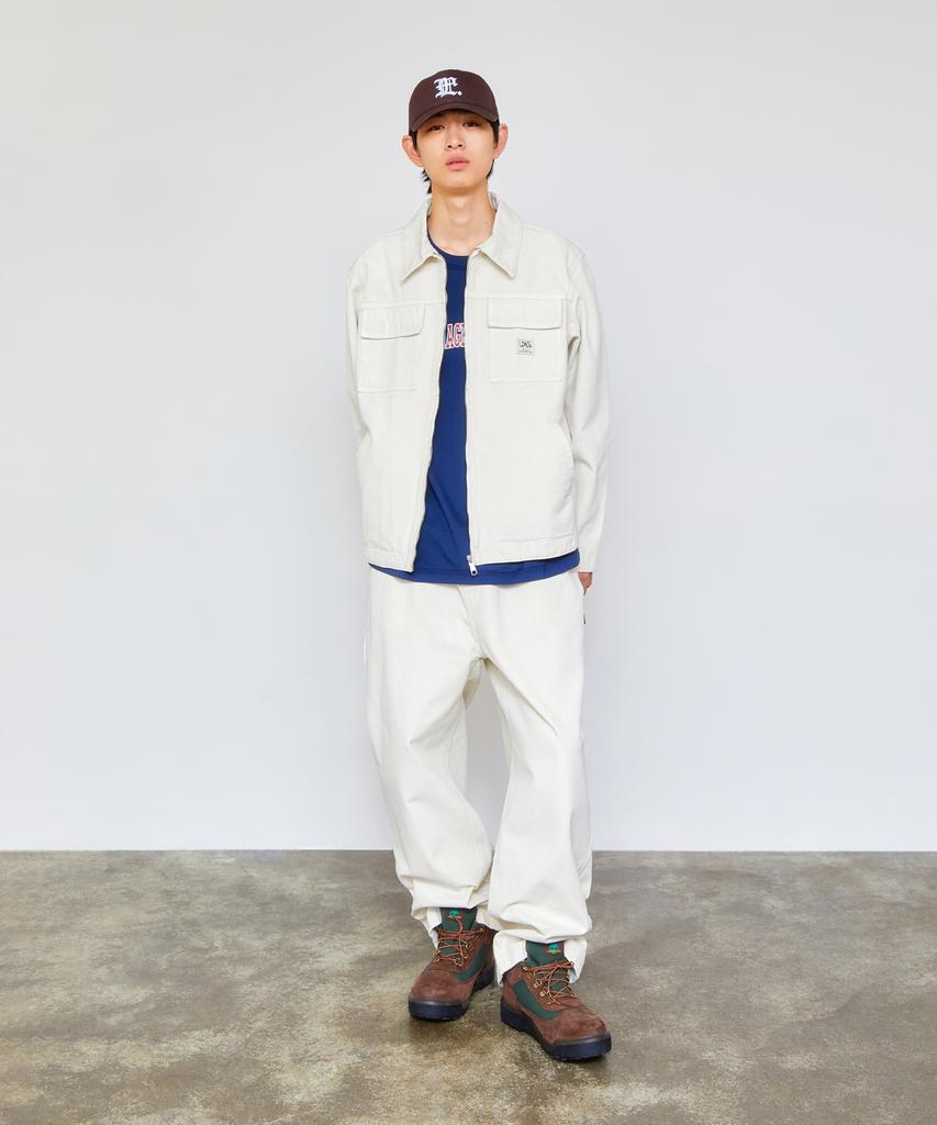 Lmc Pigment Dyed Work Jacket Ivory