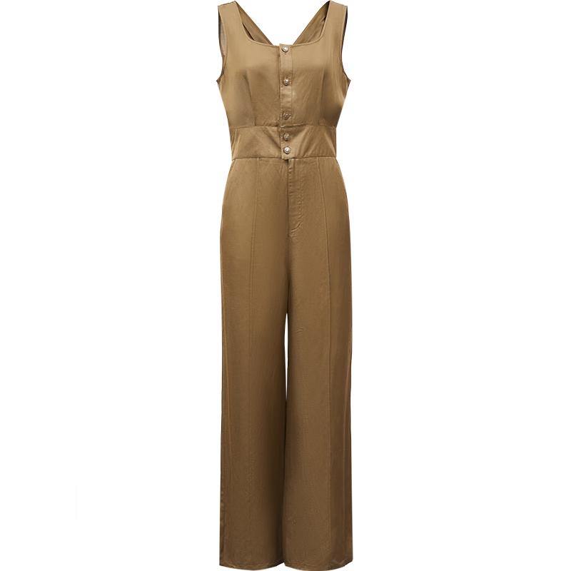 

ONLY Women s Wide-Leg Casual Jumpsuit M