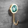 Nordic Shell Brass No-Drill Wall Hook