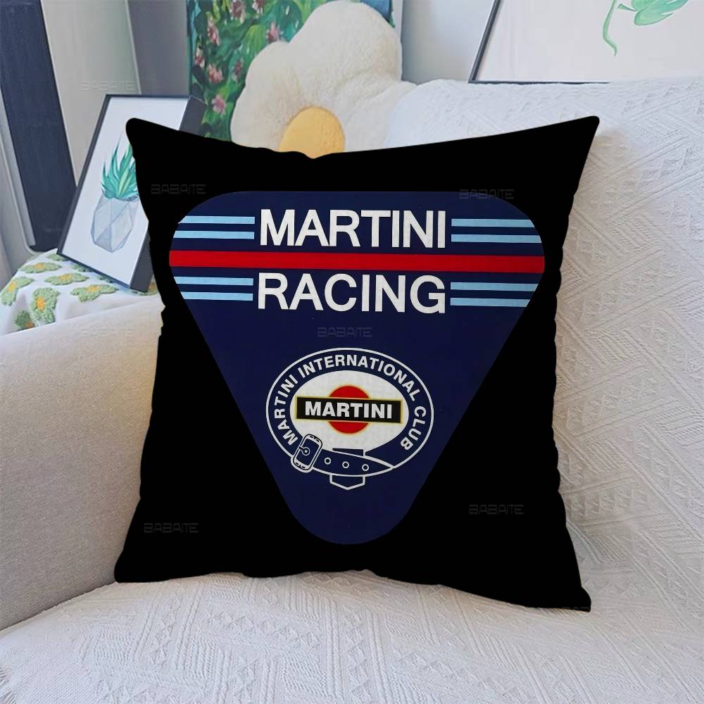 Classic Cocktail M-Martini Racing Personalized Pillow Cover Kids Bedroom Wild Party Decor Pillowcase Kid Birthday Shower Gift