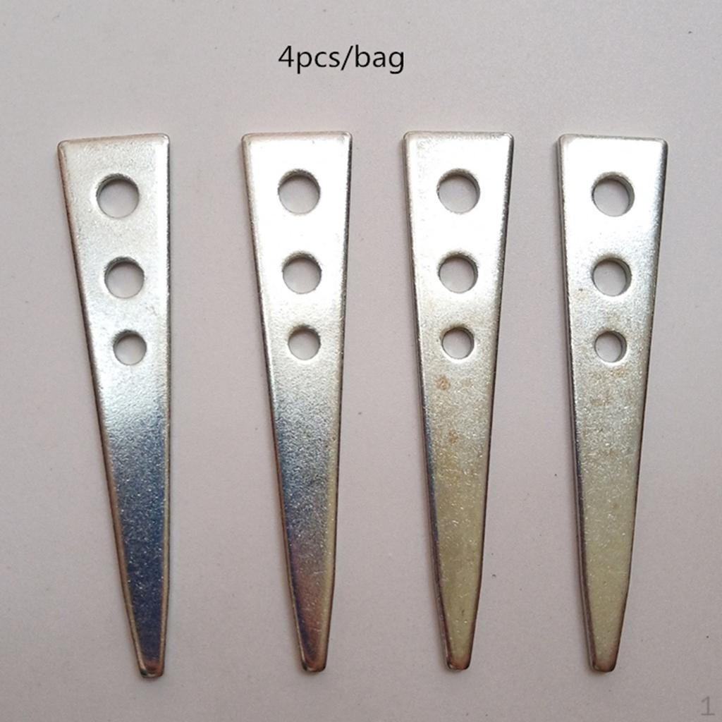 4Pcs Heavy-duty Iron Hammer Eyes Wire Plants Rose Training
