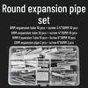 Plastic Expansion Tube: Round, Square, Triangle Wall Plug & Screw Set