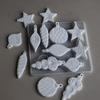 DIY Ocean Conch Starfish Gypsum Fragrance Stone Mold Christmas Star Snowflake Lamp Painting Hanging Silicone Mold