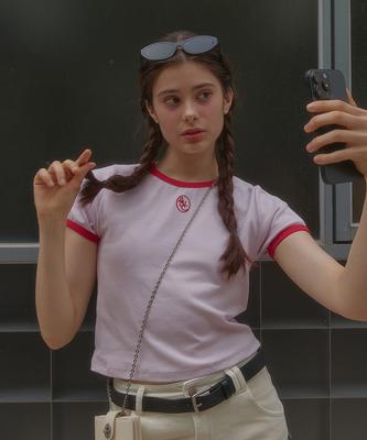 ANOETIC Anc Coloring Logo Tee_Pink