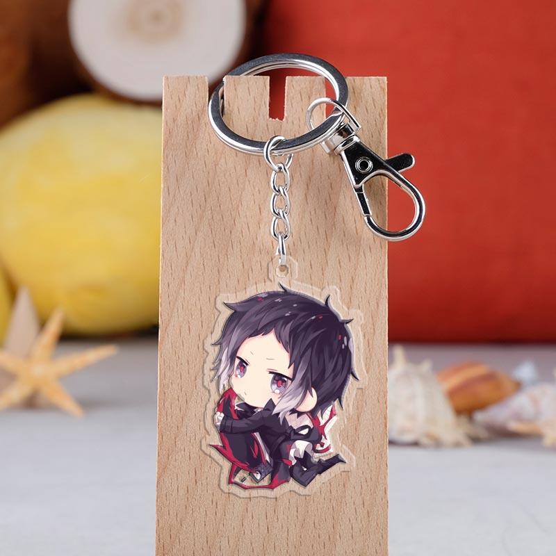 Portachiavi Acrilico Anime Dazai Cosplay Ciondolo Cartone Animato Accessori