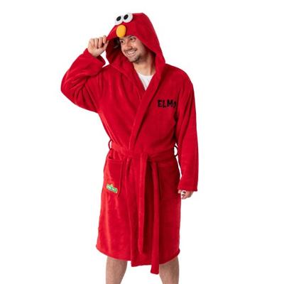 Unisex Adult Elmo Hooded Robe
