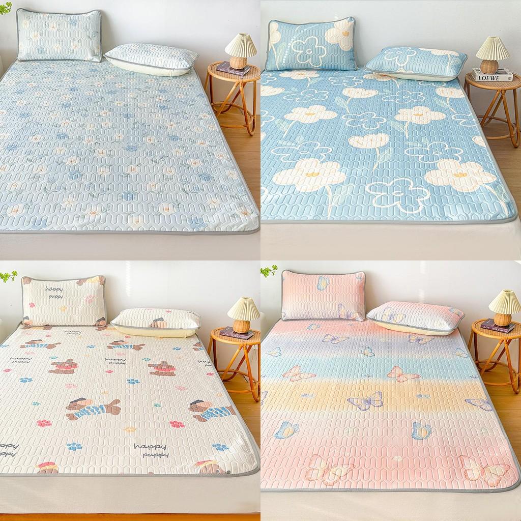 Bear Dog Butterfly Flower Pattern Latex Summer Sleeping Mat Set Gift Bedding