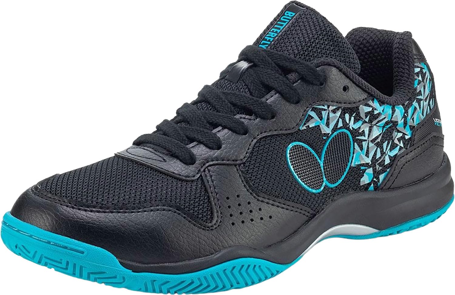 

Butterfly Table Tennis Resoline Bilite Size Shoes, II, Cushioned, Anti-Twist, Black, 23.0 (93740) чорний
