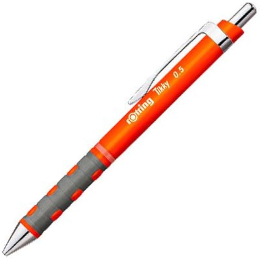 ROTTLING! Ticky tikky ballpoint pen! neon orange