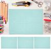 3Pcs Schneiden Matte A4 Mint Grün Modell Cut Pad Papier Stempel Gravur Skala Bord