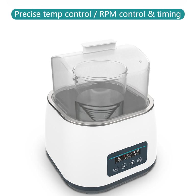 800W Water Bath With Magnetic Stirrer Laboratory Digital Display Thermostatic Heat Collection Magnetic Stirrer