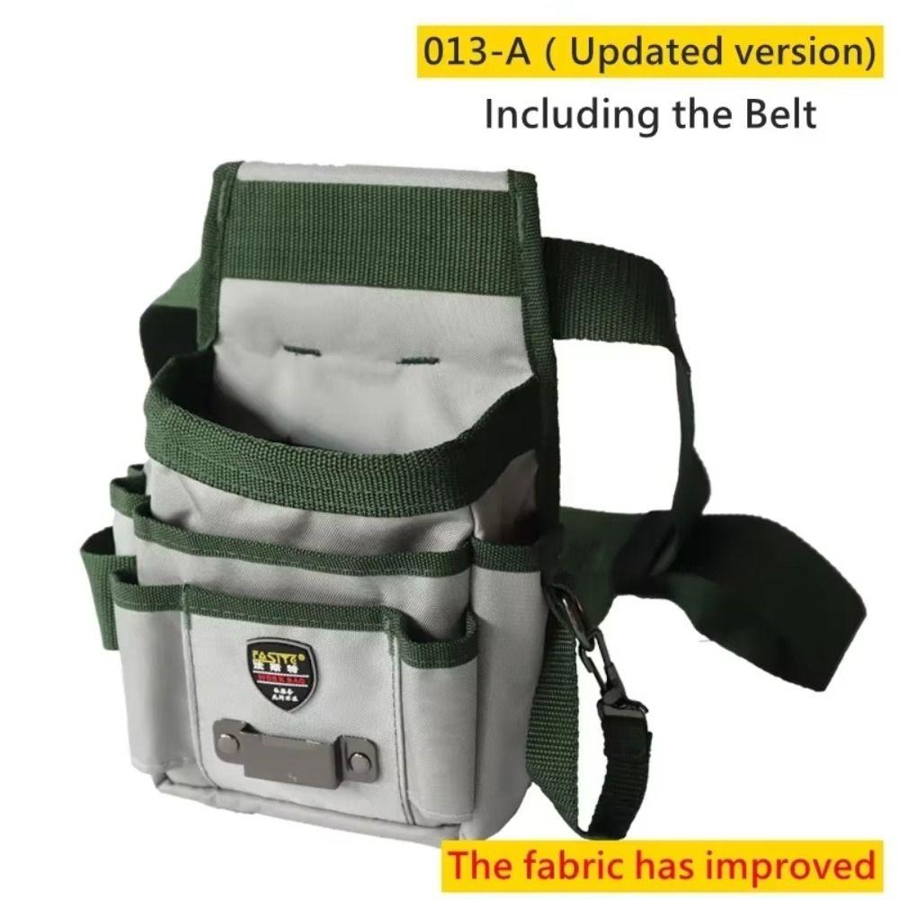 Small Tool Bag Heavy Duty Tool Belt Waist Bag Portable Electrician Tool Pocket Pouch