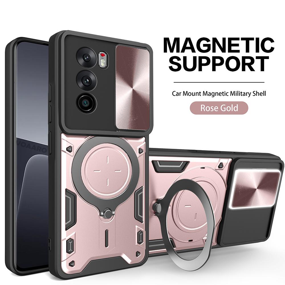 Rotate Camera Lens Armor Funda for Tecno Camon 40 4G Global Case for Tecno Camon 40 Pro 5G Case Magnetic Ring Stand Holder Cover