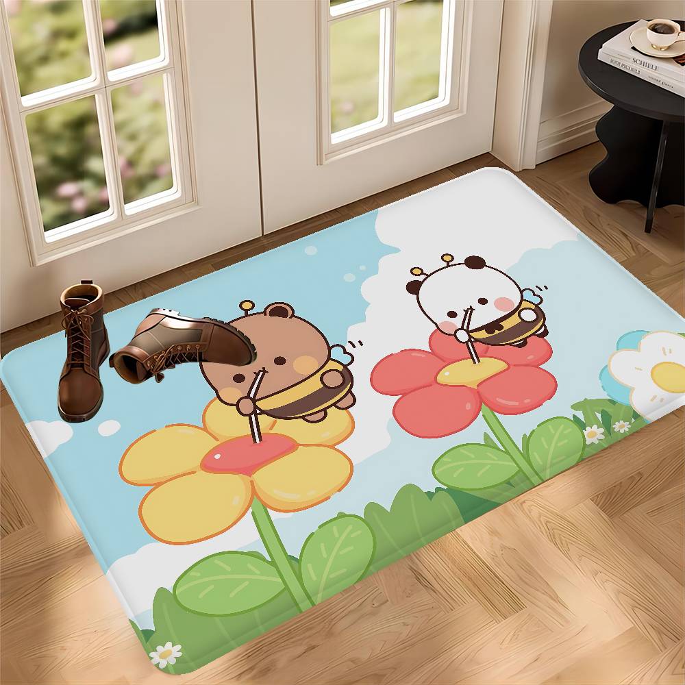 Bubu And Dudu Cute Cartoon Floor Mat Kids Room Bedroom Decoration Balcony Anti-Slip Doormat Living Room Welcome Rug