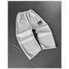 Men's Y2K Letter Embroidered Fleece-Lined Sweatpants