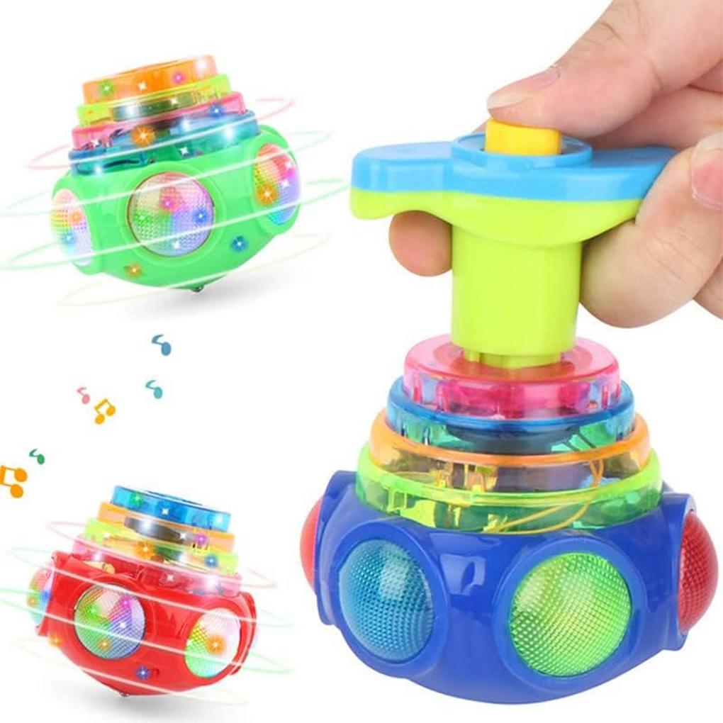 3pieces Gyroscope Toy Spinnings Tops 3pack/lot Wooden Autisms 3pcs Light Up Popular For Favors And Prizes Autisms
