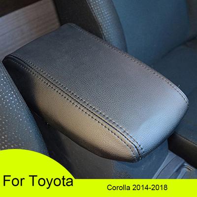 Özel Orijinal Araba Kol Dayama Kutusu Kapağı Toyota Corolla 2014-2018 Suni Deri Oto Kol Dayama Kapağı Trim Merkezi Konsol