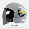 3C Certified AD Electric Motorcycle Helmet, All-Season Half Helmet for Men and Women, Winter-Proof for Scooter Commuting