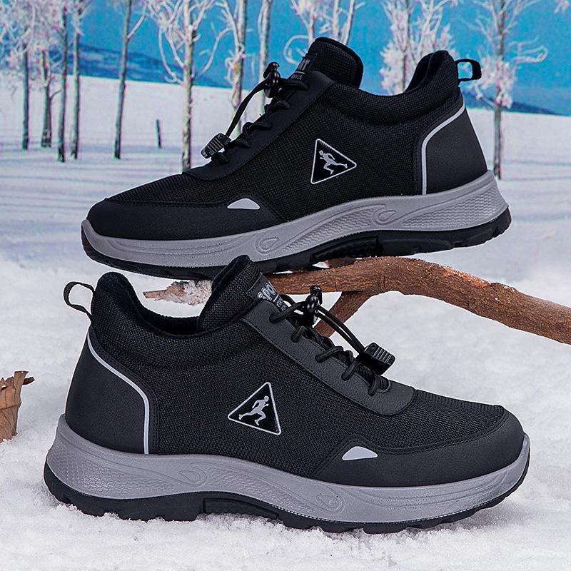 Winter High-top Velvet Warm Sports Mother Shoes Non-slip Two Cotton Shoes Medium Thickened Snow Boots
