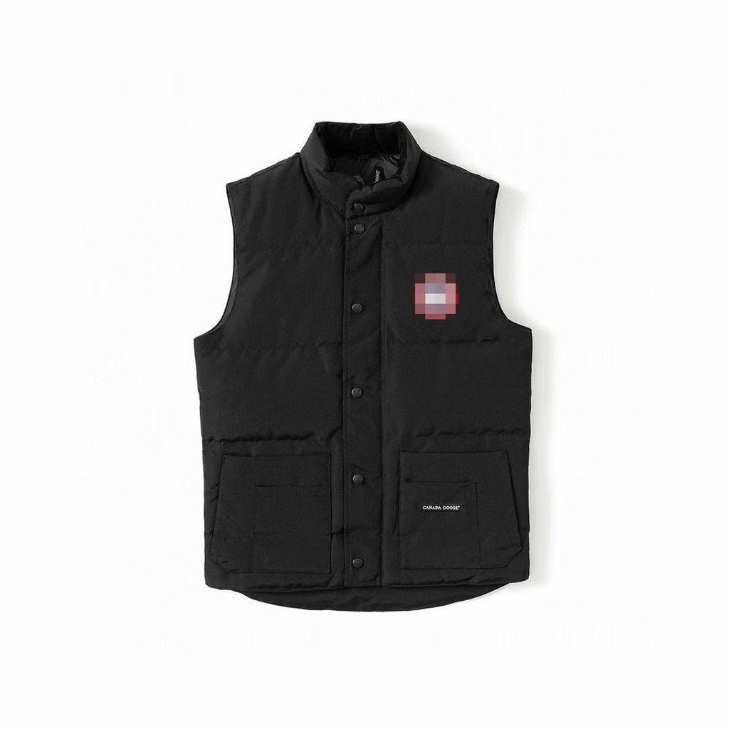 08 Stil Canada Goose Daunenweste: Stehkragen Unisex Ärmellose Oberbekleidung - Wasserdicht, Warm mit Schulterpolstern.