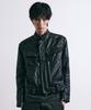 LEARVE Irving Washed Vintage Biker Jacket