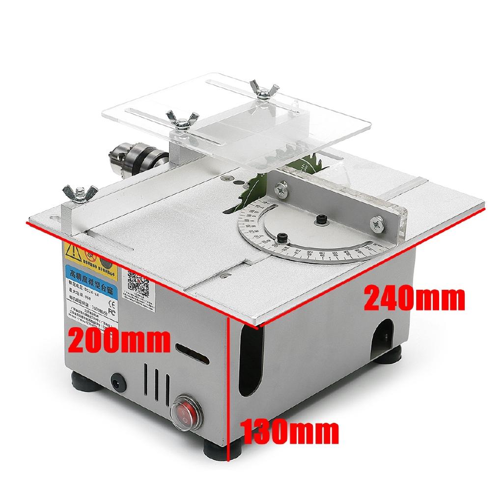 Miniature Precision Small Table Saw DC 12-24V Woodworking Saws Cutting Machine